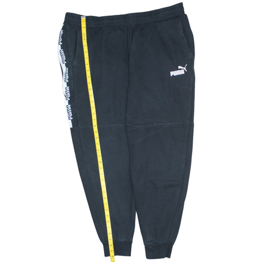 Puma Men’s Black Jogger Sweatpants 2XL Elastic Waist Casual