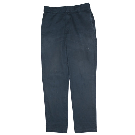 Dickies Men’s Black 30x32 Chino Work Trousers Straight Leg