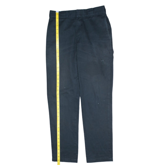 Dickies Men’s Black 30x32 Chino Work Trousers Straight Leg