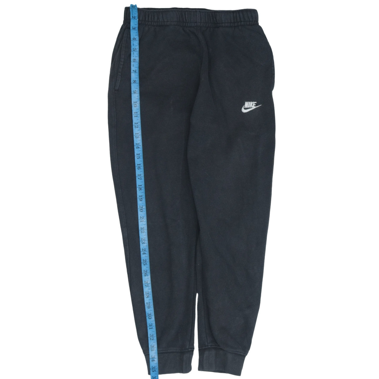 Nike Womens Black Small Sweatpants Joggers Fleece Cotton