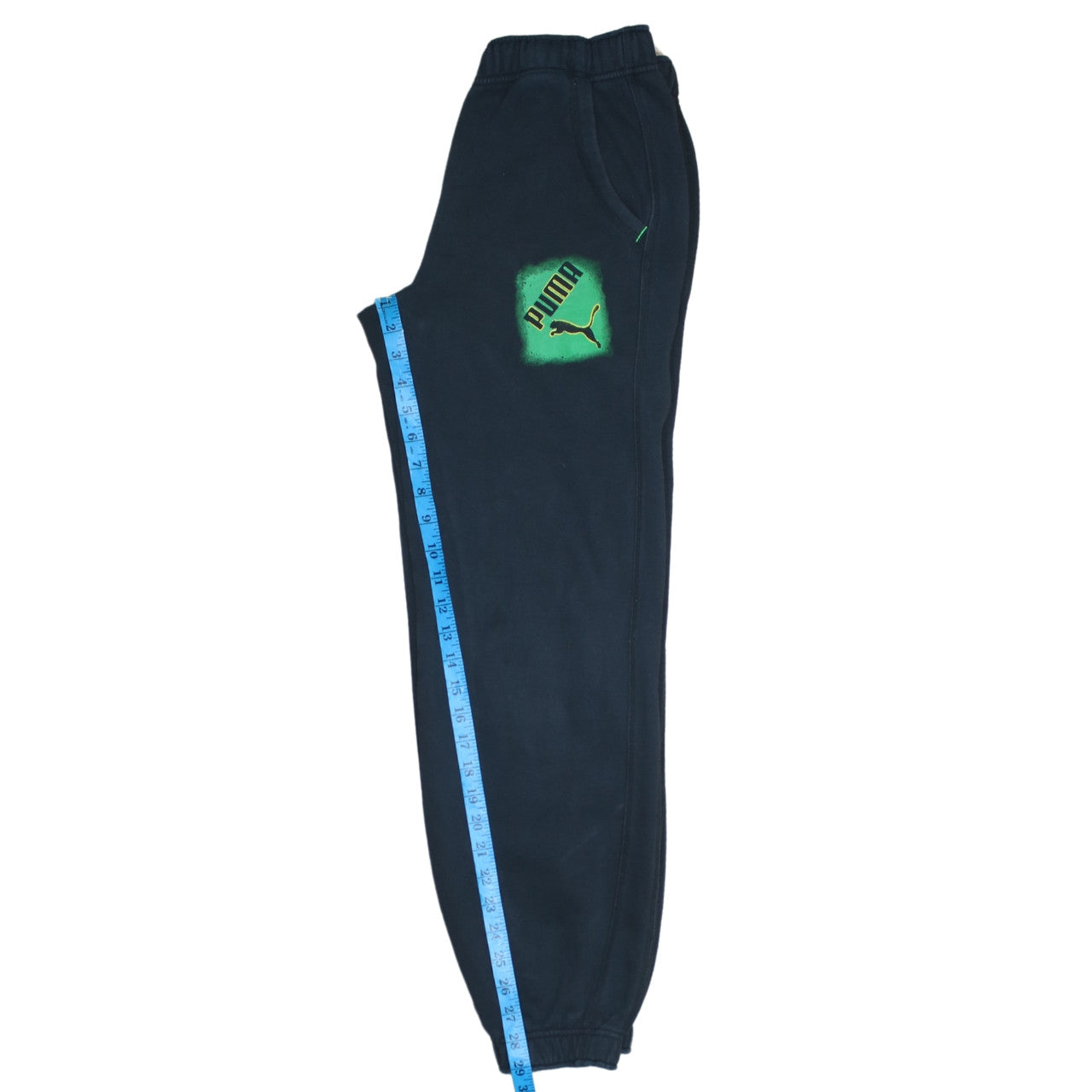 Puma Mens Blue XL Sweatpants Joggers with Logo Sportswear