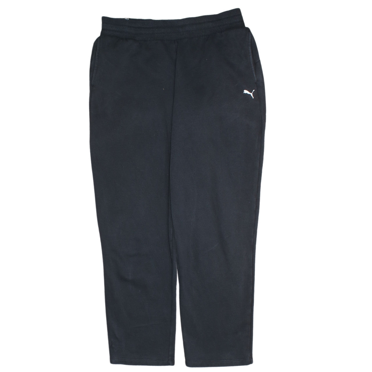 Puma Womens Black M Sweatpants Fleece Regular Fit Trousers