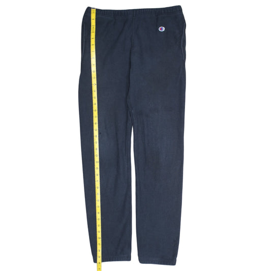 Champion Men's Blue Medium Sweatpants Cotton Elastic Waist Trousers