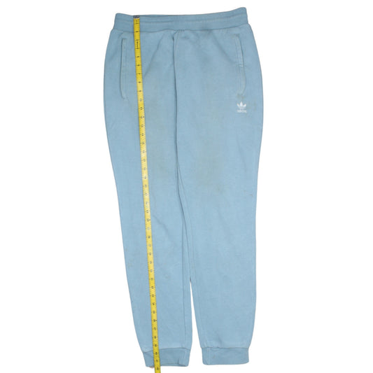 Adidas Mens Blue Sweatpants Jogger Trousers Size L Cotton Blend