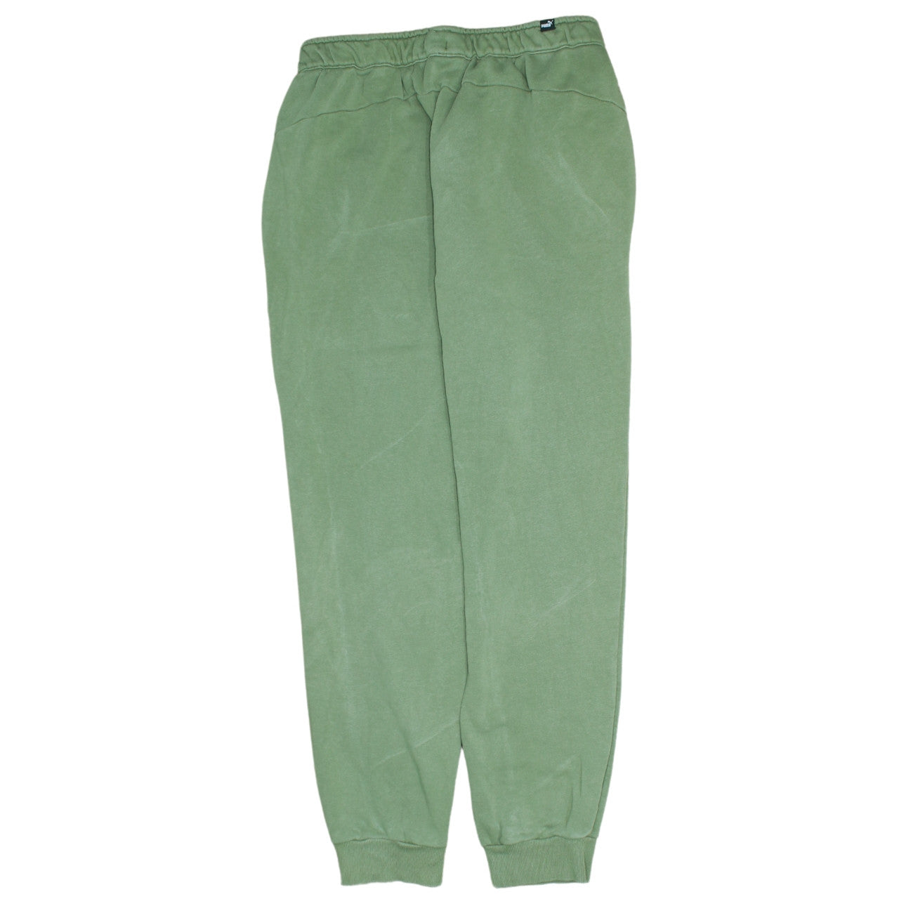 Puma Men’s Green Sweatpants M Regular Fit Tapered Logo Casual
