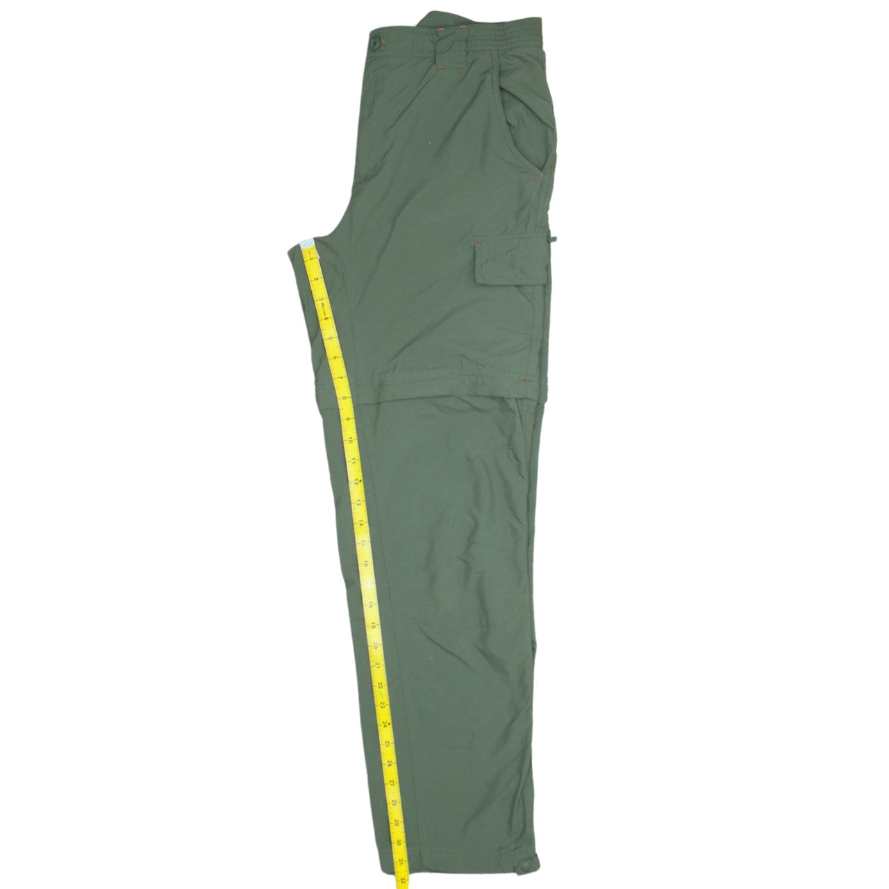 Columbia Men's Green Walking Trousers Small S Regular 32 Hiking Convertible
