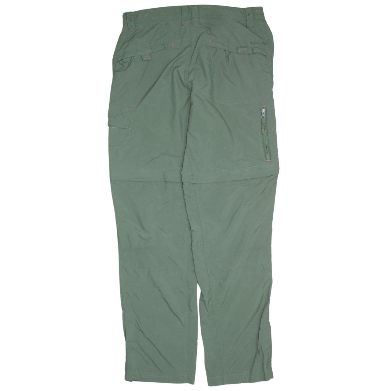 Columbia Men's Green Walking Trousers Small S Regular 32 Hiking Convertible