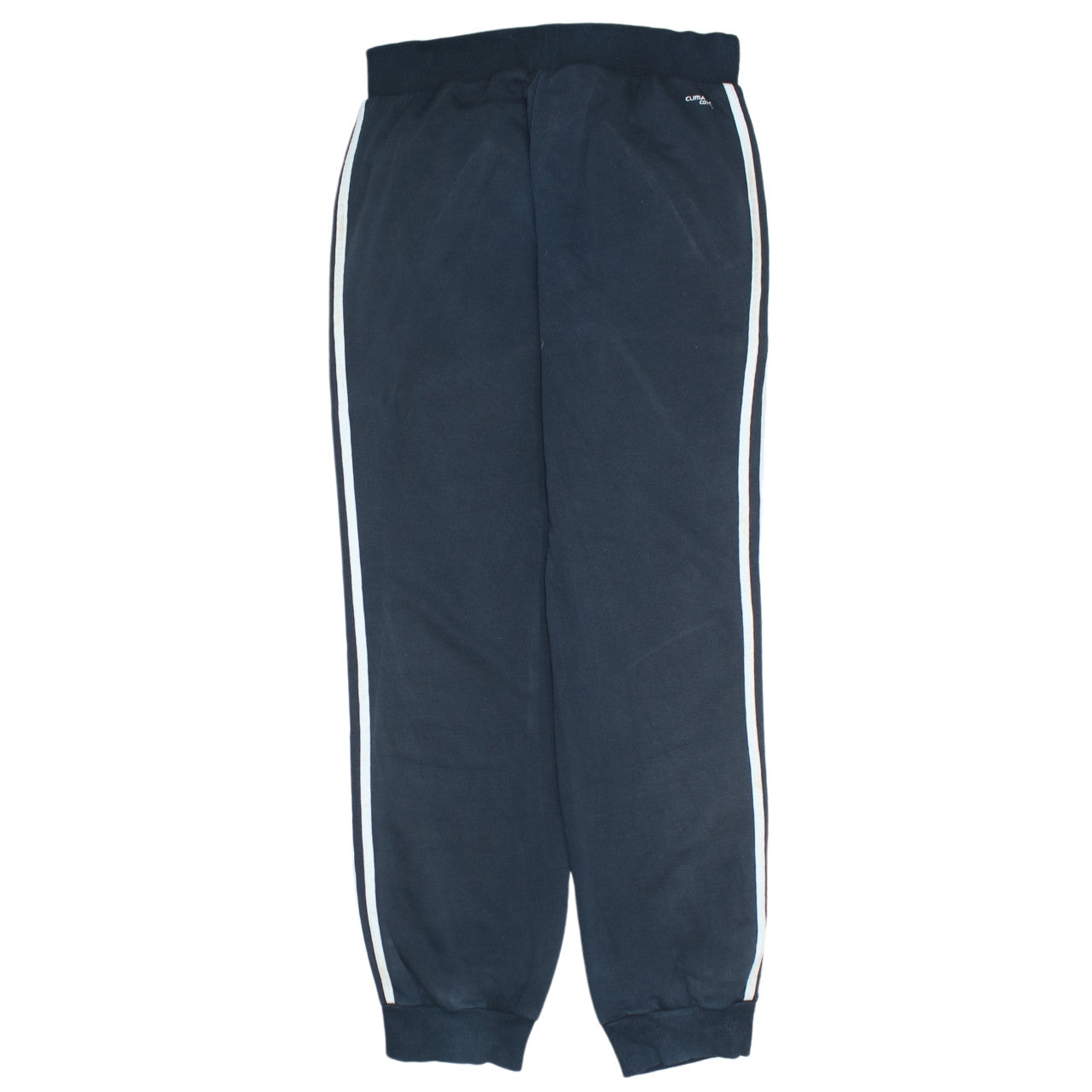 Adidas Womens Black Jogger Trousers Size 10 Essentials Logo Stripe