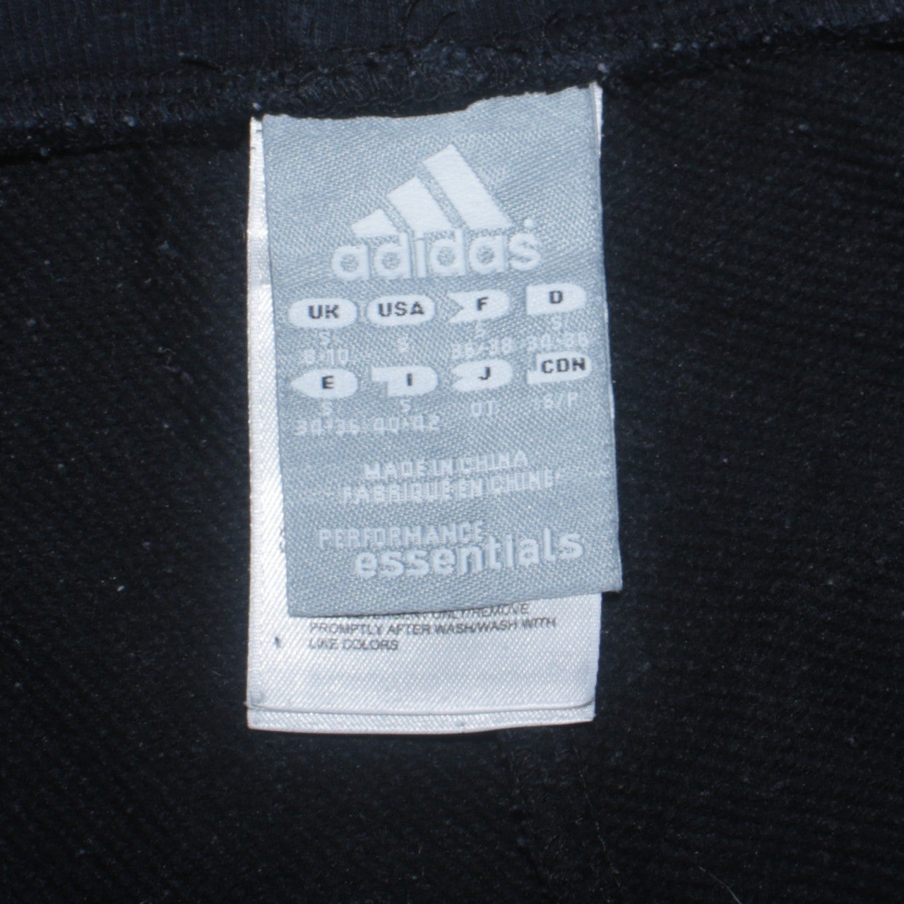 Adidas Womens Black Jogger Trousers Size 10 Essentials Logo Stripe