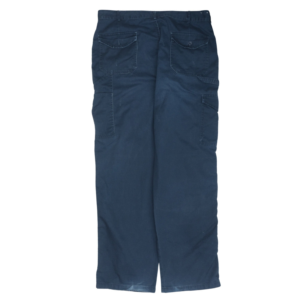 Dickies Mens Blue Cargo Work Trousers 38R Straight Leg