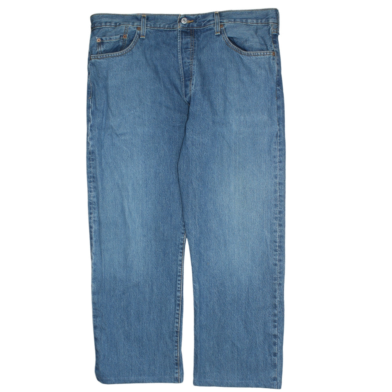 Levi's 501 Men's Blue Straight Leg Jeans W40 L30 Cotton Denim