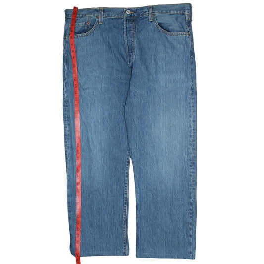 Levi's 501 Men's Blue Straight Leg Jeans W40 L30 Cotton Denim