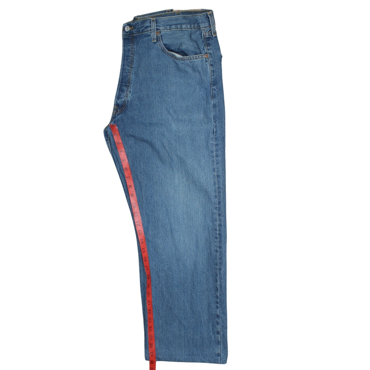 Levi's 501 Men's Blue Straight Leg Jeans W40 L30 Cotton Denim