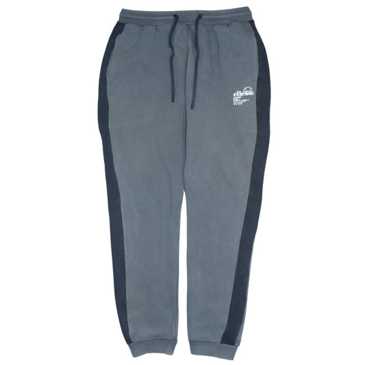 Ellesse Men's Grey Sweatpants M Regular Fit Tapered Fleece