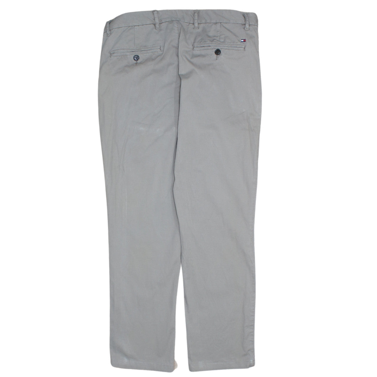 Tommy Hilfiger Men’s Grey Chino Trousers 32W 34L Cotton Blend