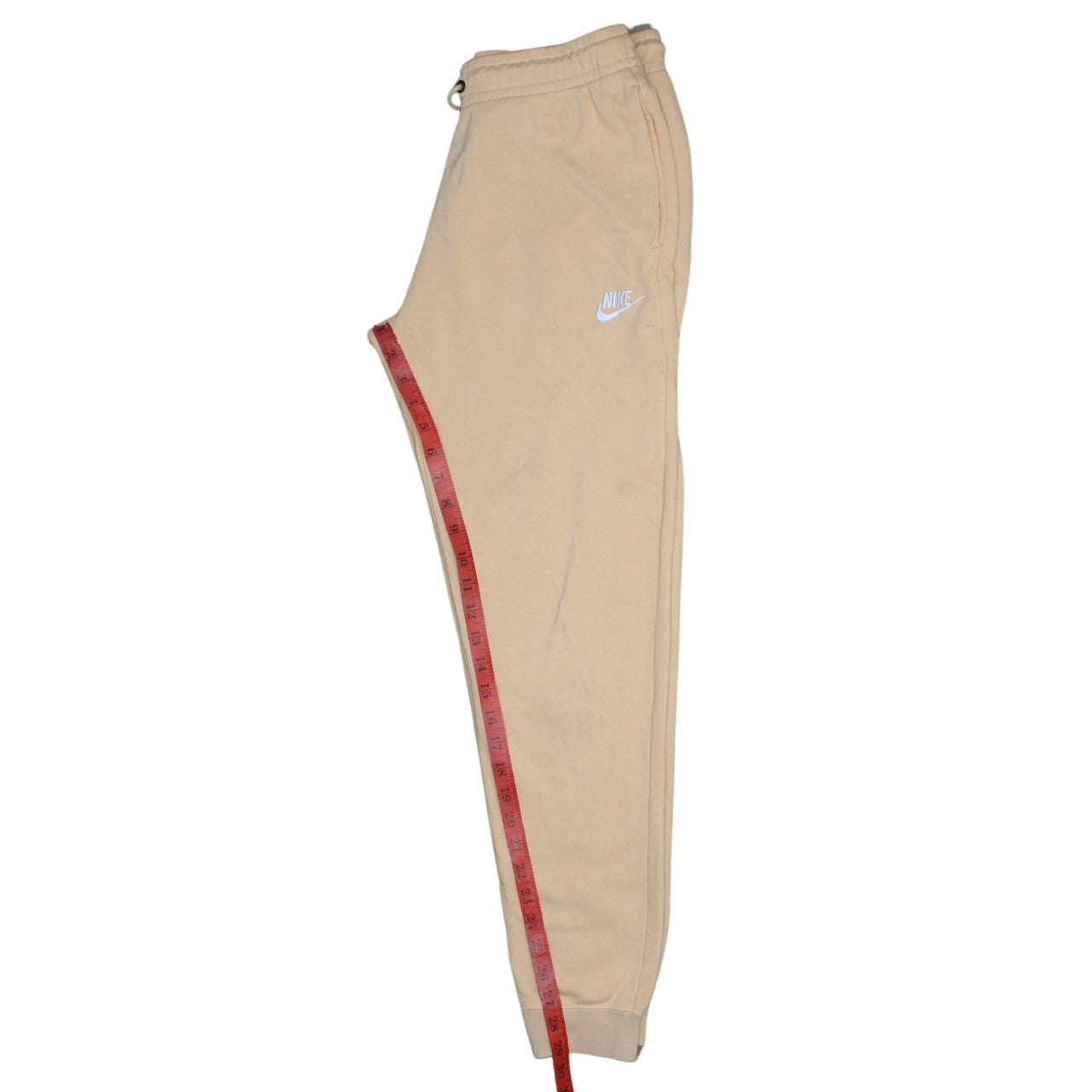 Nike Women’s Beige Jogger Sweatpants Small Regular Fit Logo