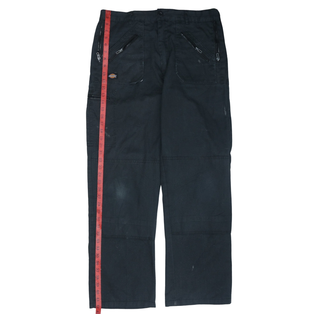 Dickies Men’s Black Cargo Work Trousers 34W Regular Straight Fit
