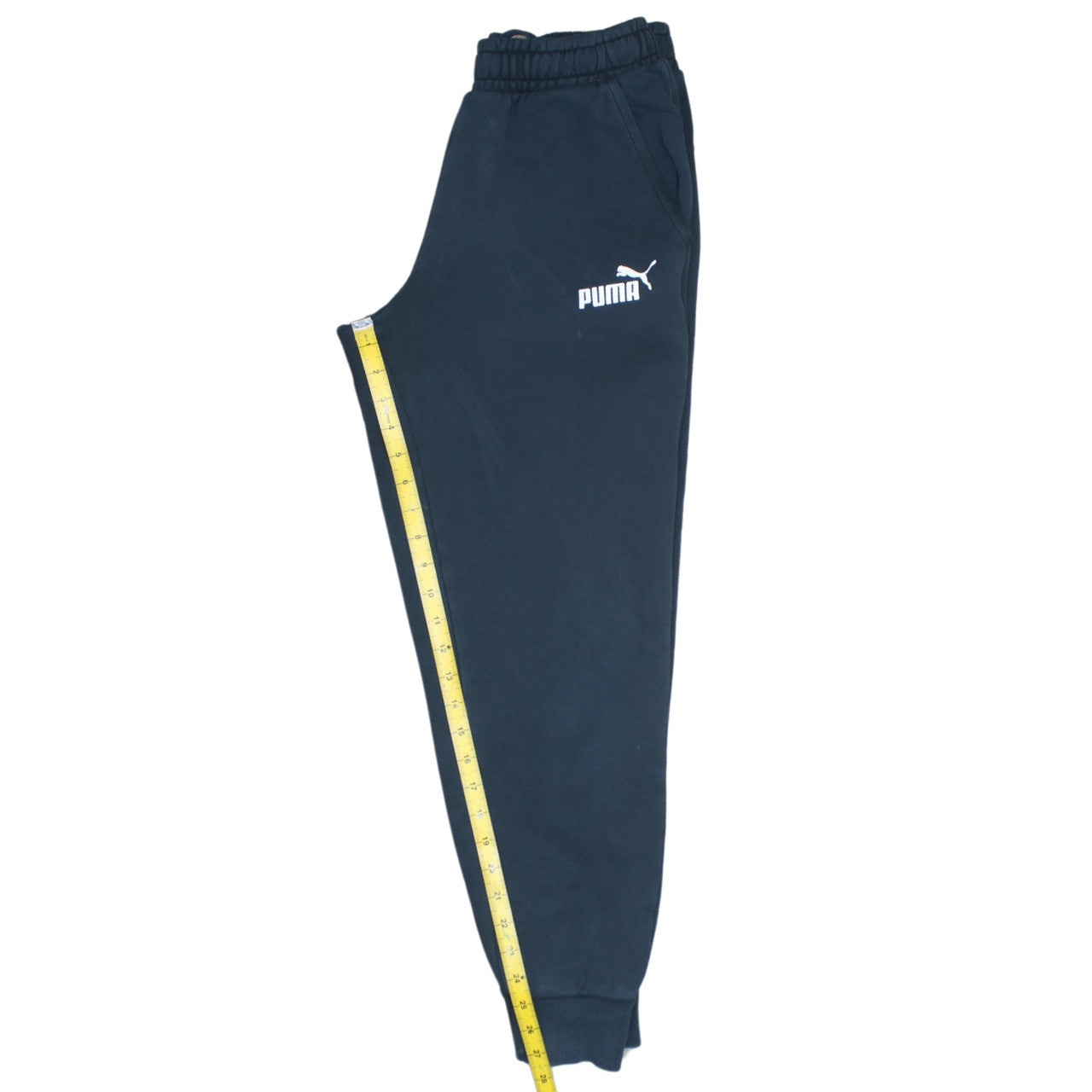 Puma Men’s Black Sweatpants Medium Tapered Fit Casual