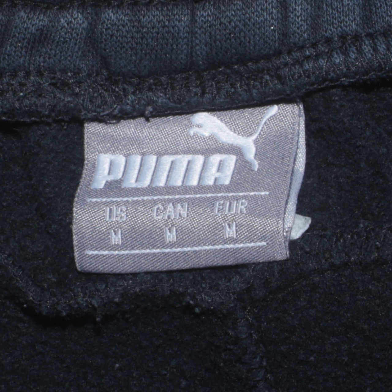 Puma Men’s Black Sweatpants Medium Tapered Fit Casual