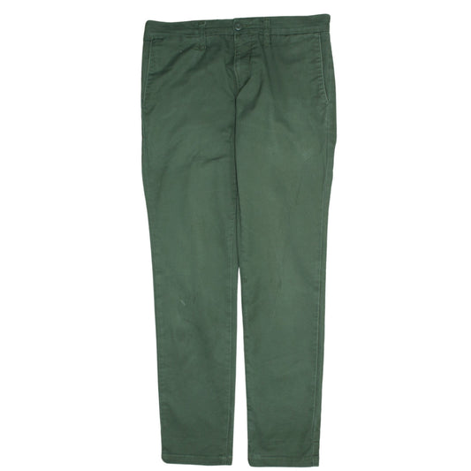 Carhartt Men's Green Chino Trousers 31x32 Straight Leg Casual