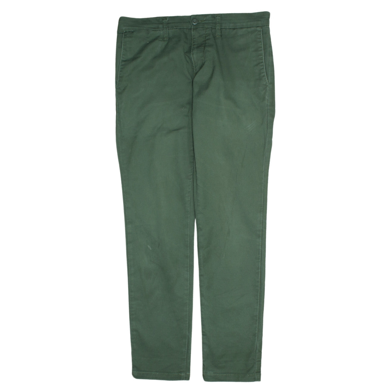 Carhartt Men's Green Chino Trousers 31x32 Straight Leg Casual