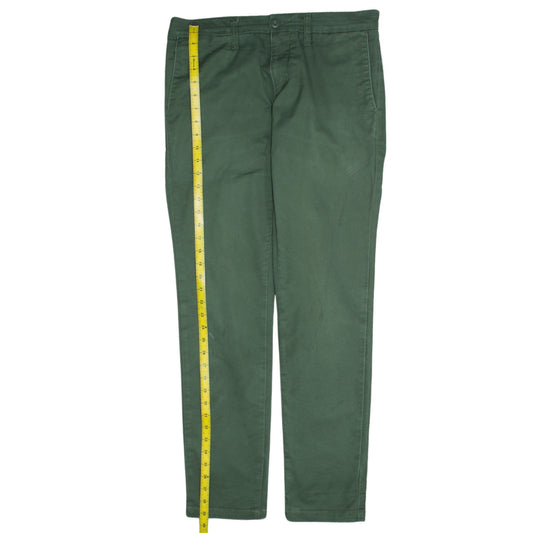 Carhartt Men's Green Chino Trousers 31x32 Straight Leg Casual