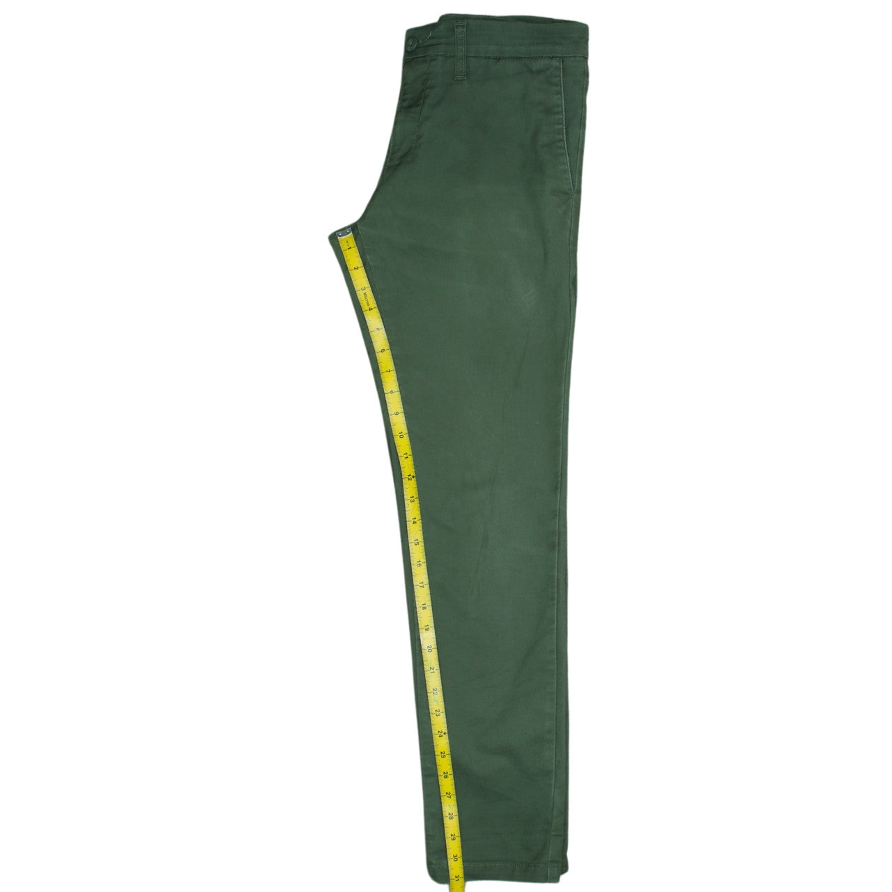 Carhartt Men's Green Chino Trousers 31x32 Straight Leg Casual