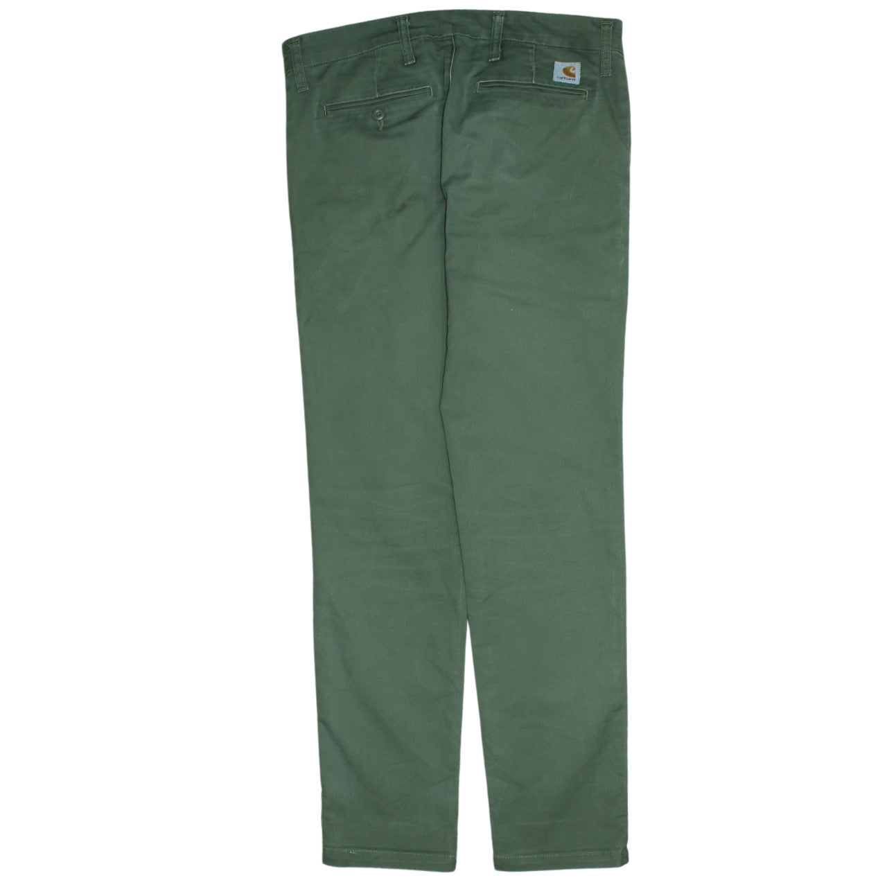 Carhartt Men's Green Chino Trousers 31x32 Straight Leg Casual