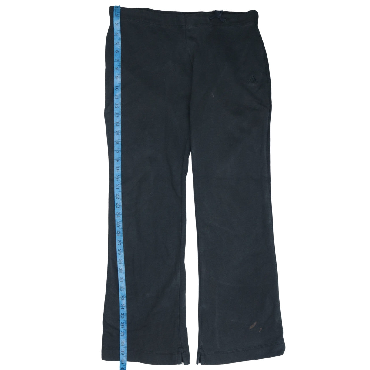 Adidas Women’s Black Size 14 Sweatpants Straight Leg Fleece