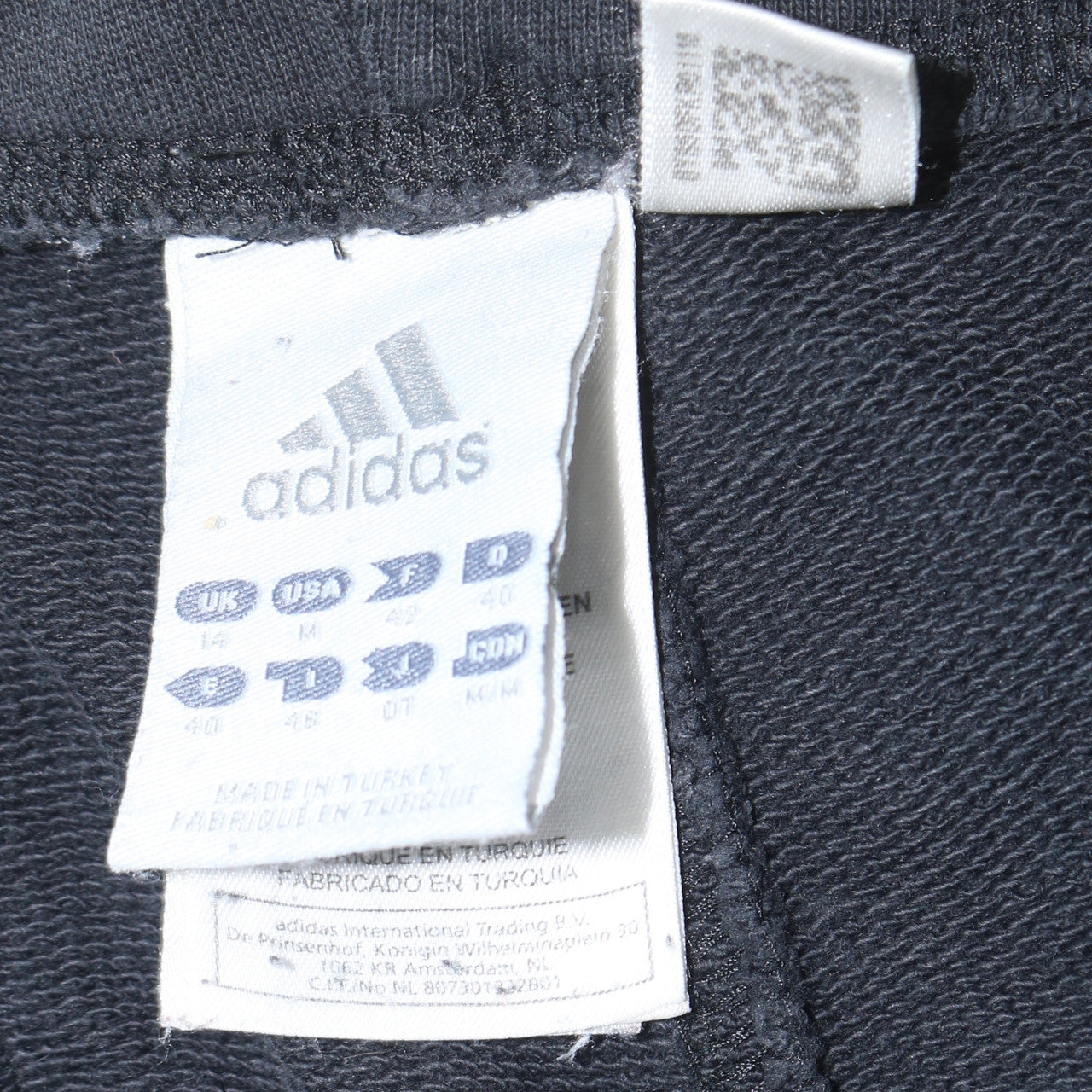 Adidas Women’s Black Size 14 Sweatpants Straight Leg Fleece