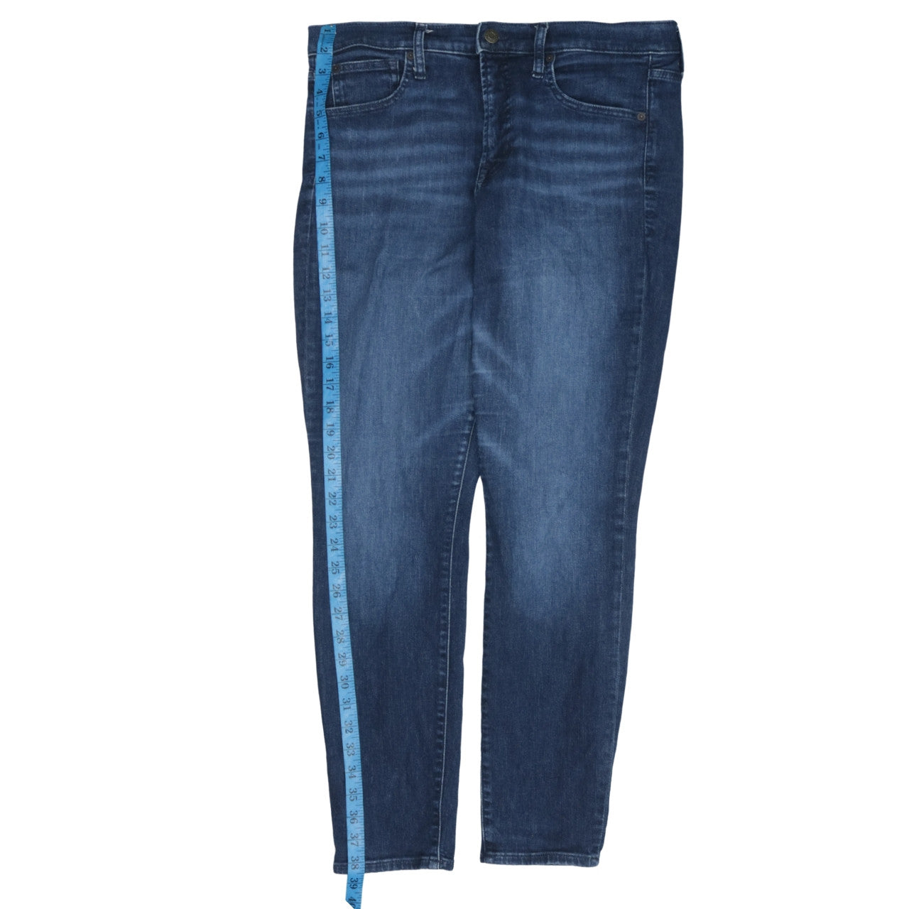 GAP Mens Blue High Rise Skinny Jeans Size 32x32 Denim Stretch