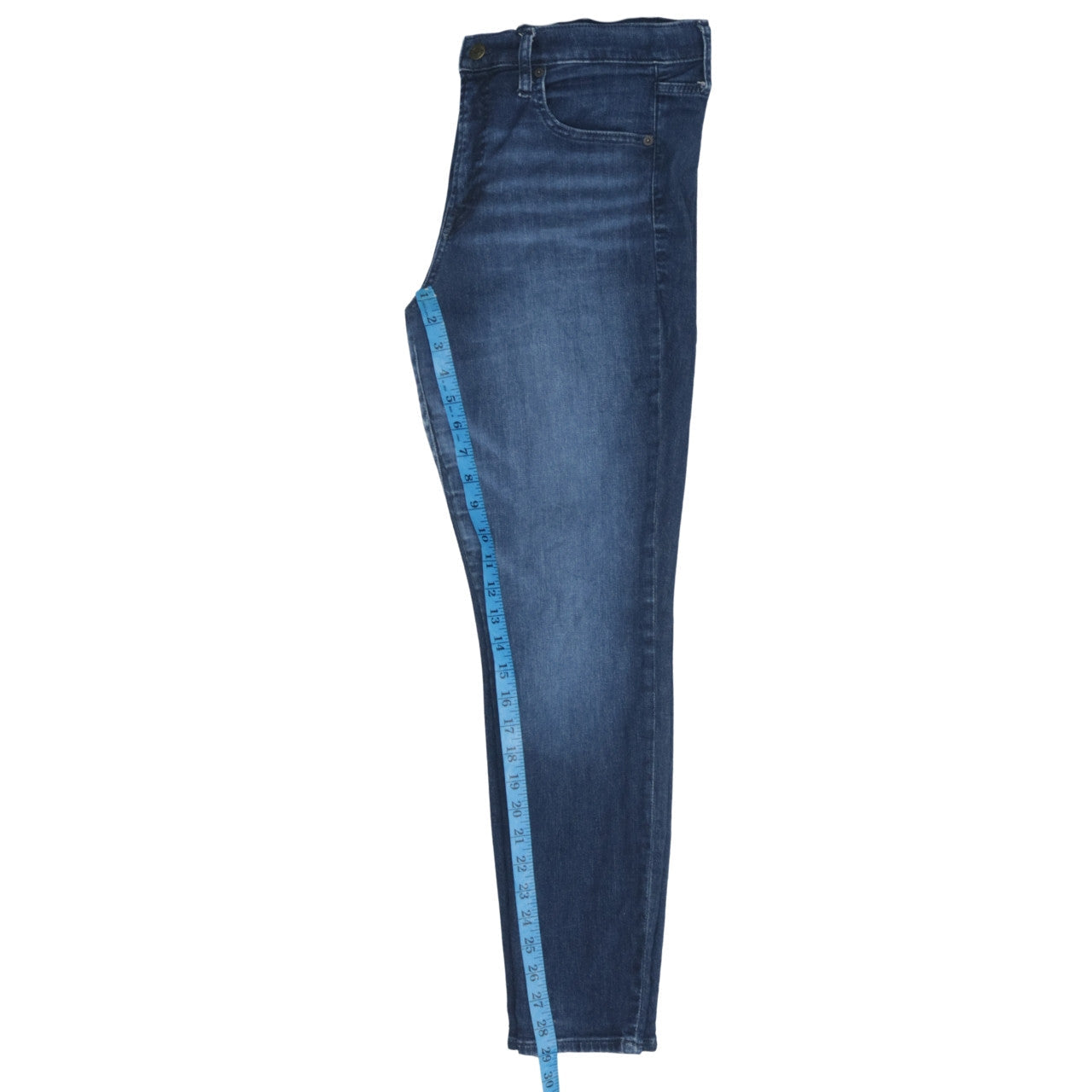 GAP Mens Blue High Rise Skinny Jeans Size 32x32 Denim Stretch