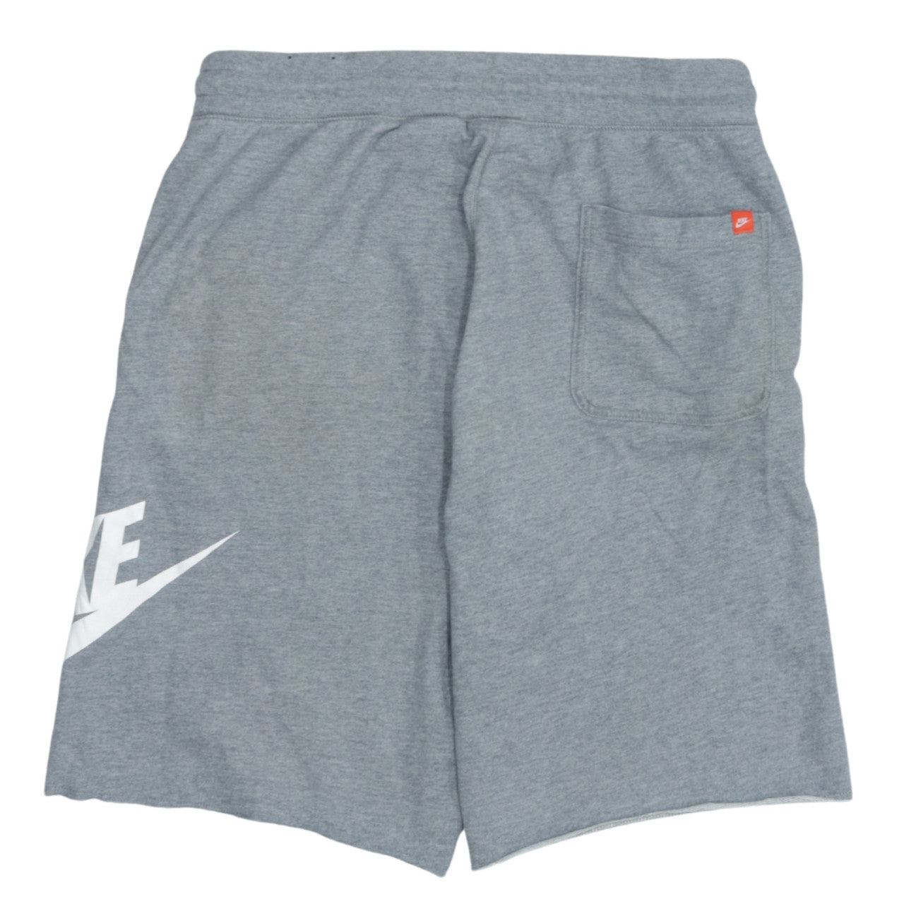 Nike Men’s Grey Sweat Shorts M Regular Fit Elastic Waist Pockets