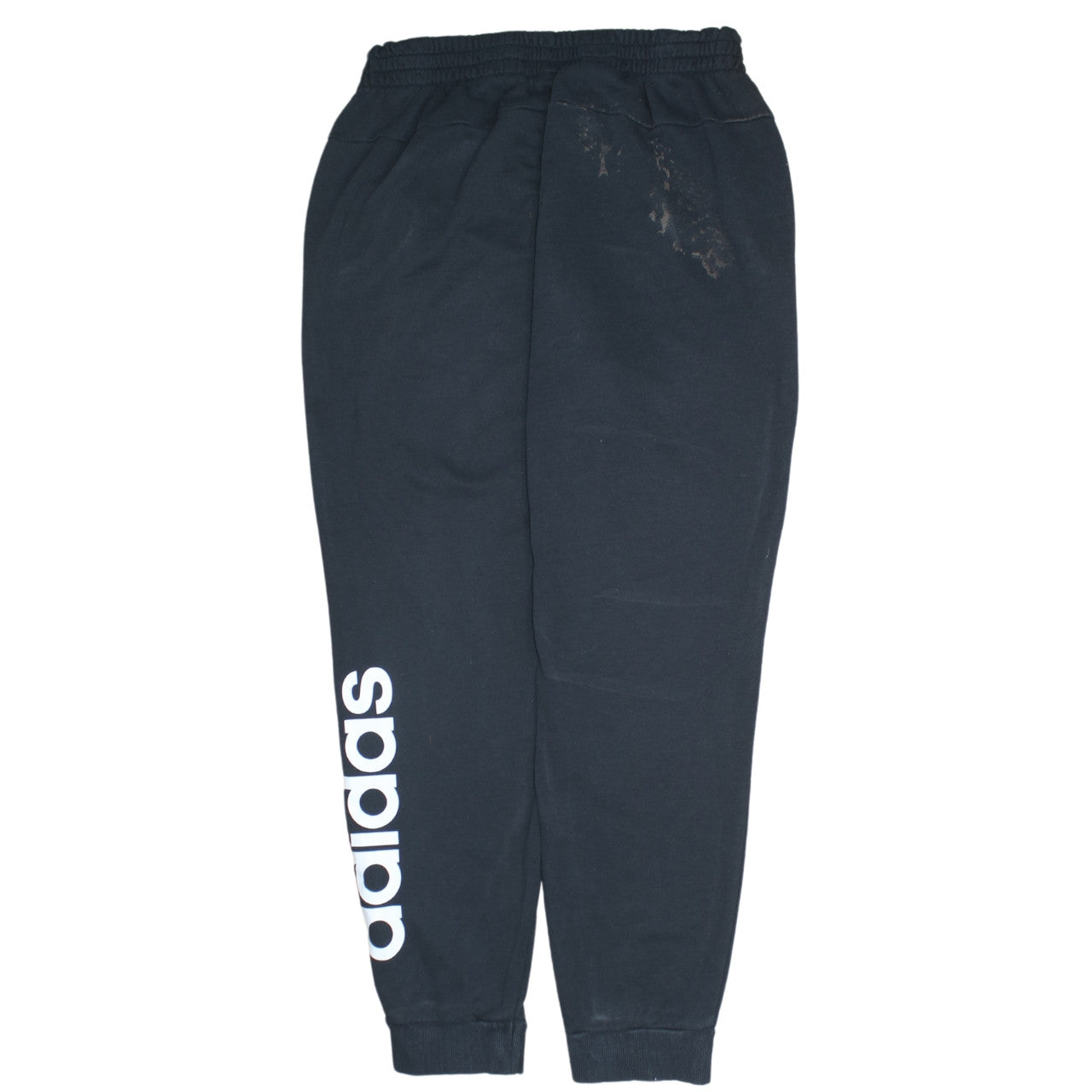 Adidas Womens Black XL Jogger Sweatpants Elastic Waist Jersey