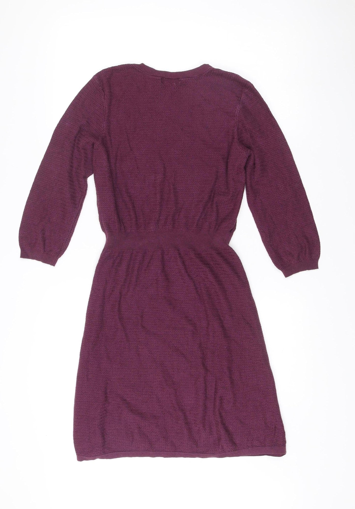 Fat Face Women’s Purple Jumper Dress Size 10 Knee Length