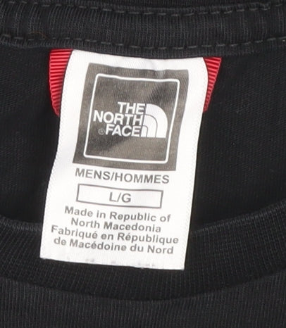 The North Face Men’s Black L Graphic Logo Cotton T-Shirt