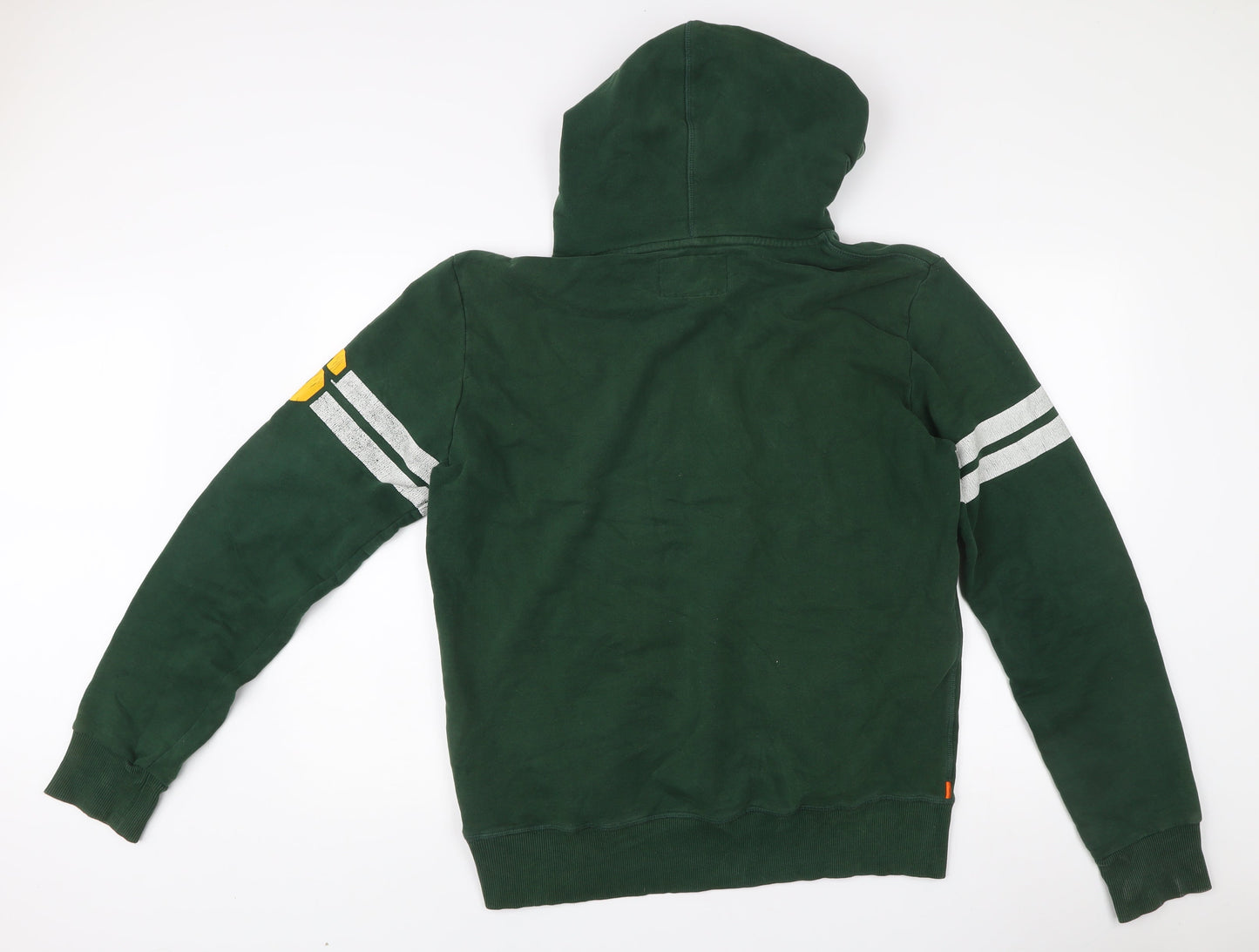 Superdry Men's Green XL Pullover Hoodie Graphic Logo Athletic Style