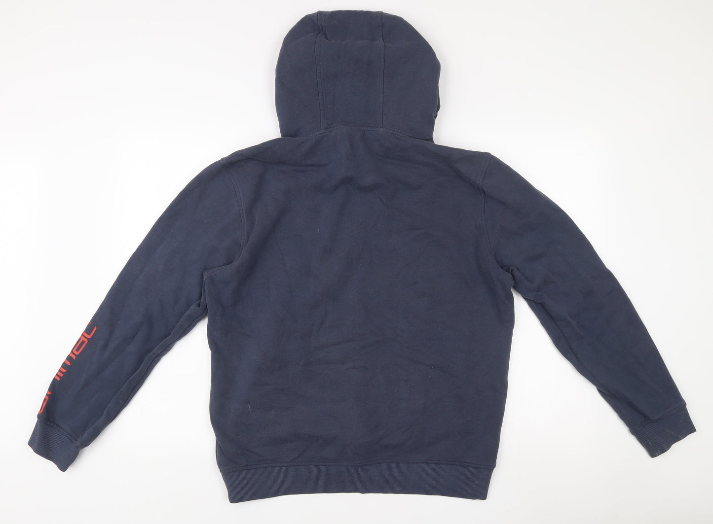 Animal Men’s Blue Hoodie Medium Pullover Logo Hooded Sweatshirt