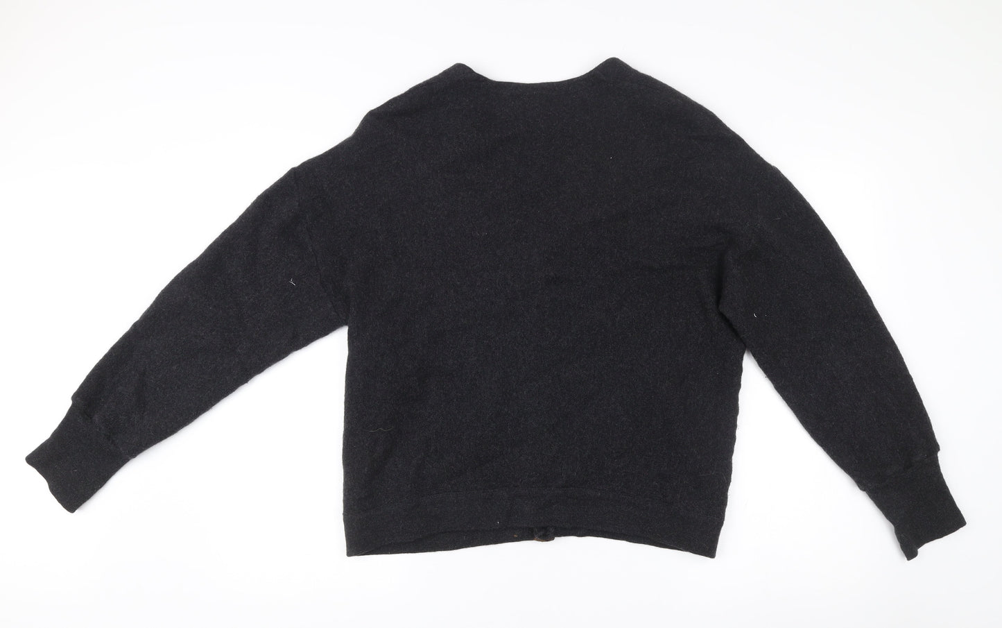 Lacoste Men’s Black Wool Cardigan Size 2XL V-Neck Classic Knit
