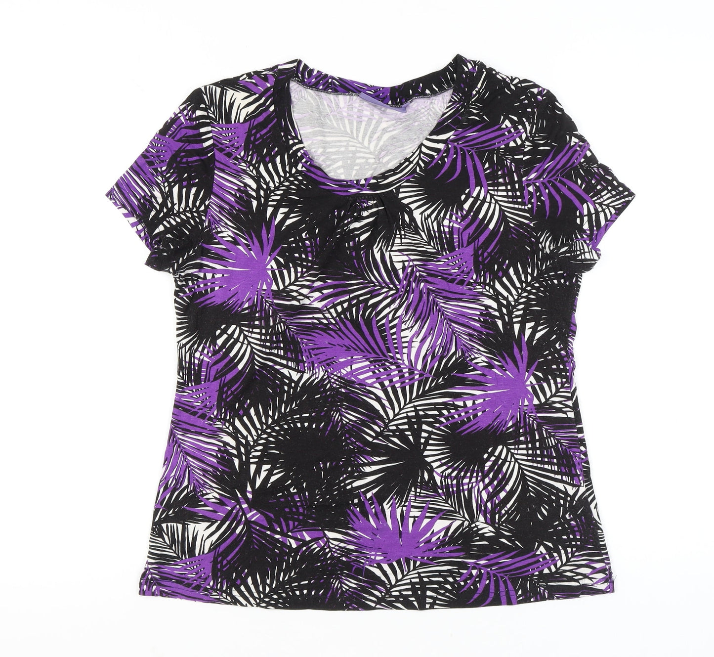 Autonomy Womens Multicoloured Floral T-Shirt Size 16