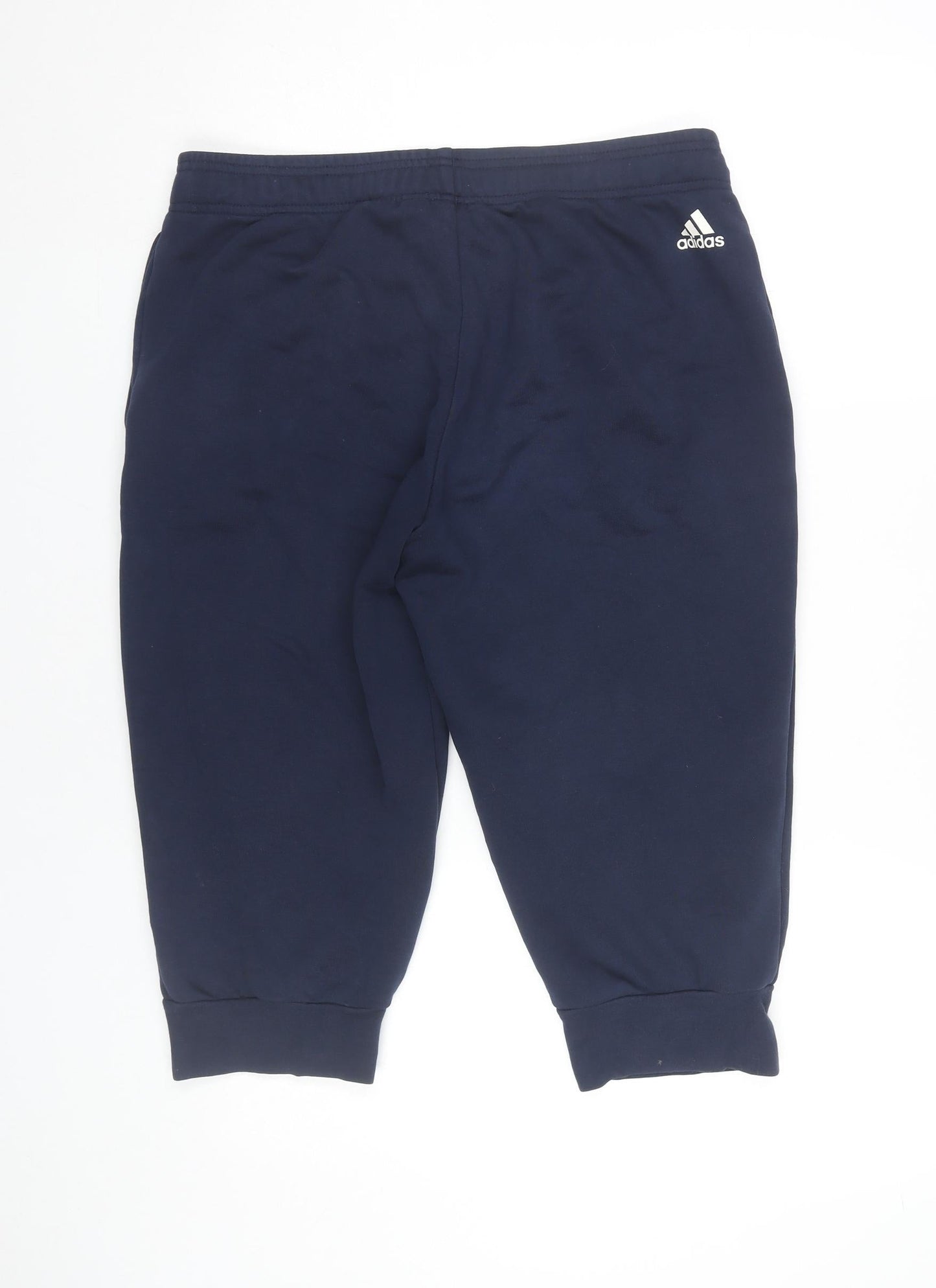 Adidas Womens Blue Jogger Trousers Size 16-18 Elastic Waist