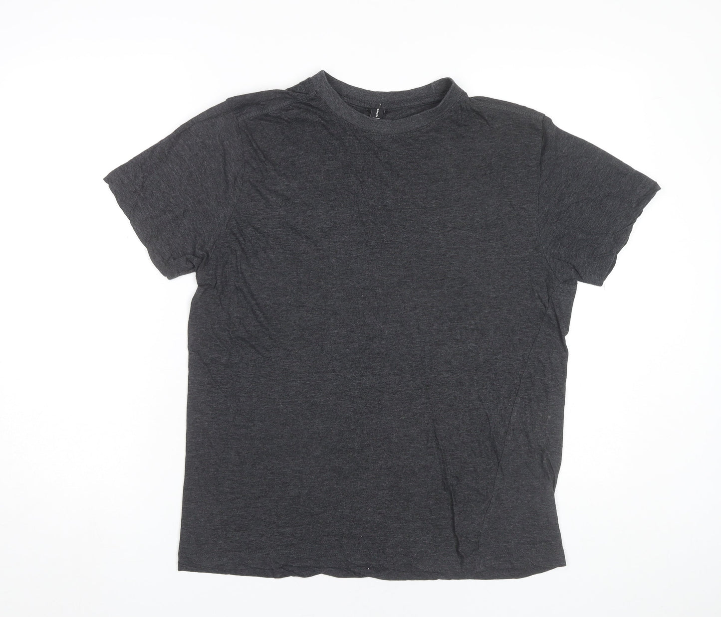 Donnay Men’s Grey L Crew Neck Short Sleeve Cotton Blend T-Shirt