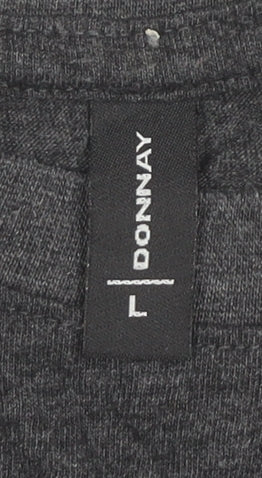 Donnay Men’s Grey L Crew Neck Short Sleeve Cotton Blend T-Shirt