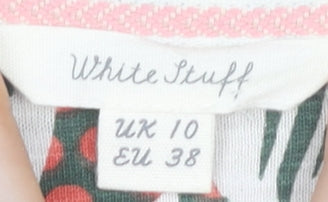 White Stuff Women’s Multicoloured Size 10 Cotton Shift Dress
