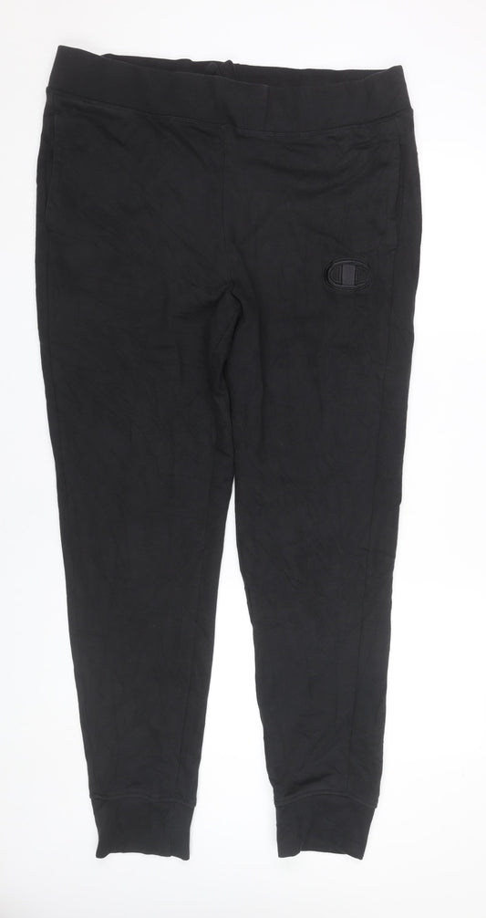 Champion Men’s Black XL Jogger Sweatpants Tapered Fit