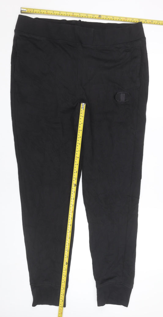 Champion Men’s Black XL Jogger Sweatpants Tapered Fit