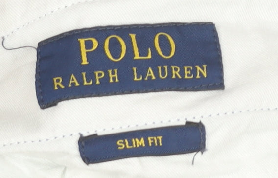 Ralph Lauren Men's Blue Chino Slim Fit Trousers Size 34x32