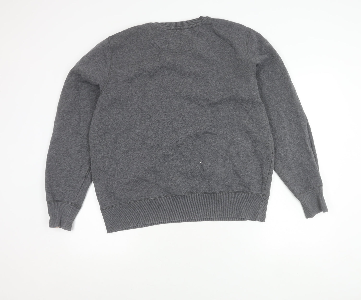 Nike Mens Grey Medium Pullover Sweatshirt Crew Neck Sportswear