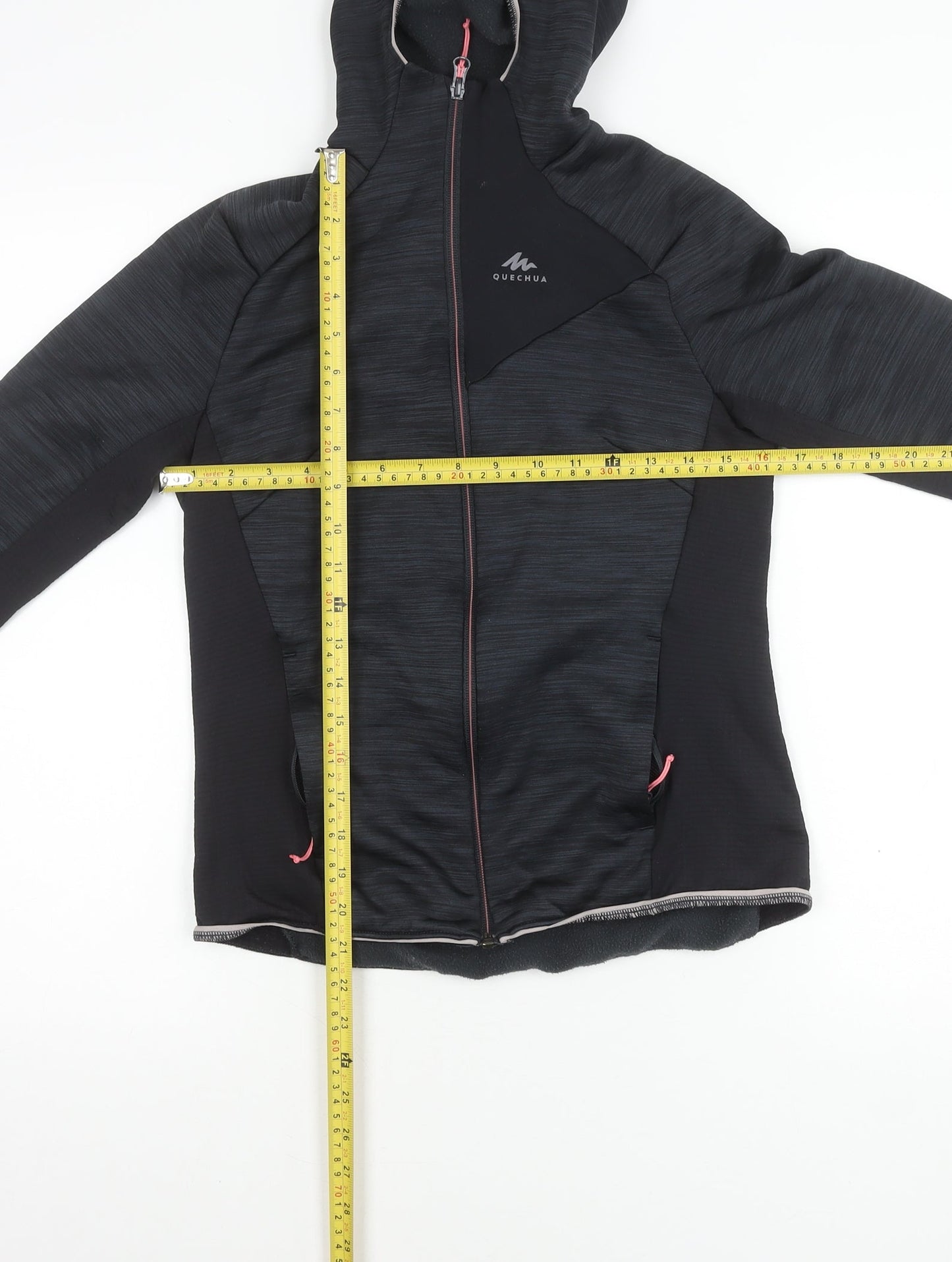 Decathlon Quechua Women’s Black Size 12 Hooded Hiking Jacket