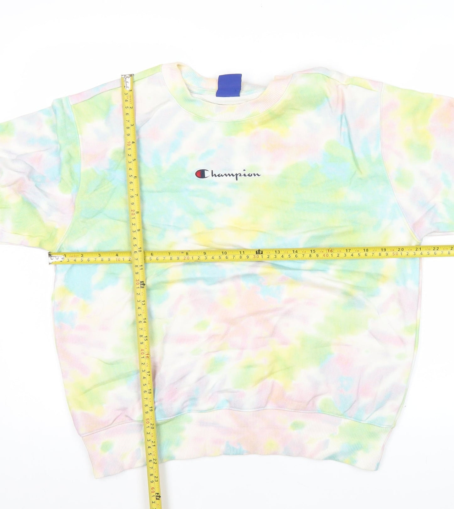 Champion Womens Multicoloured Medium Tie Dye Crew Neck Sweatshirt